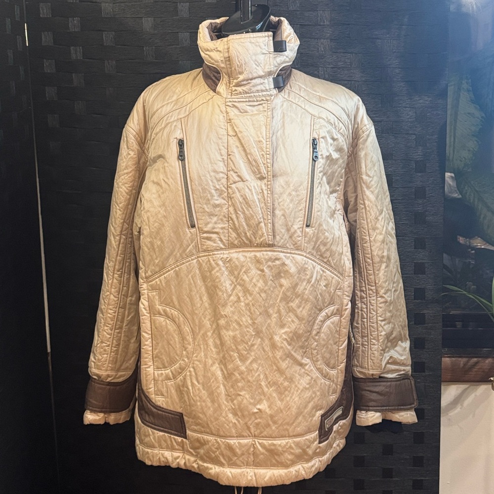 Ski Coat Sportalm Australia Sz XL (42) Aus Cream/Tan